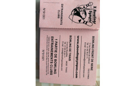 Ticket d’entraînement 